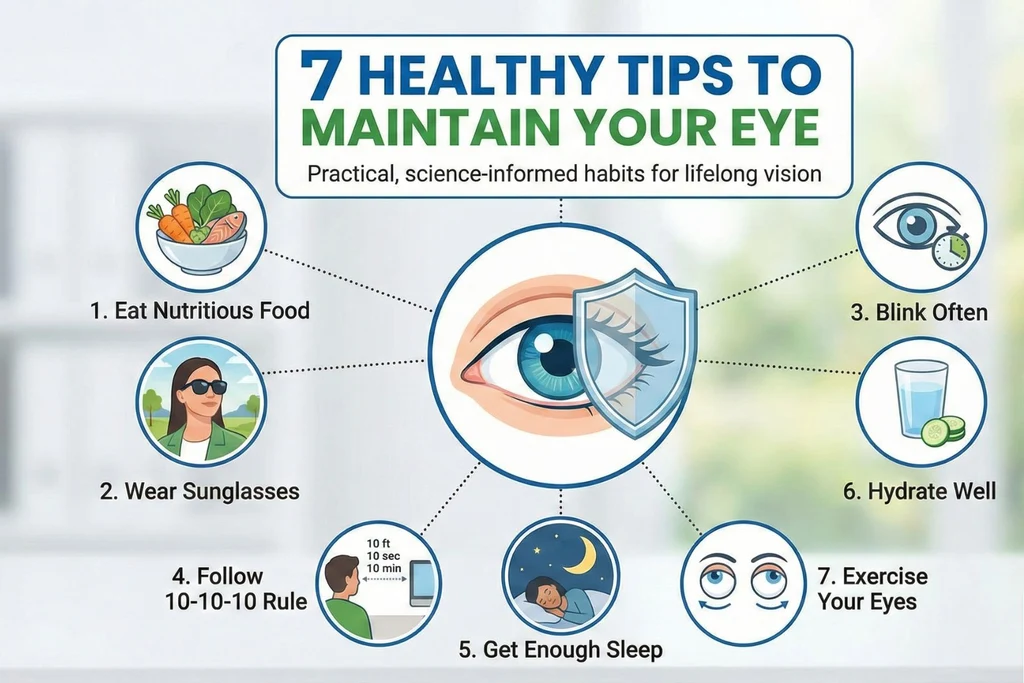 Eye Care tips for healthy and comfortable eyes