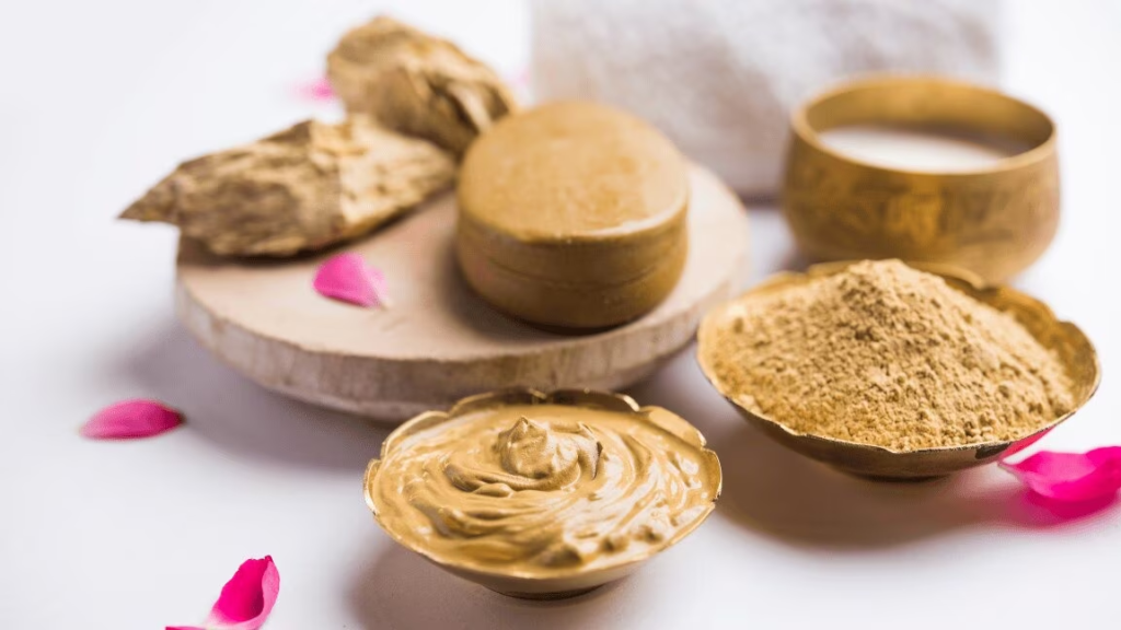 Homemade Face Packs.Homemade face packs featuring aloe vera, honey, oats, and yogurt.
